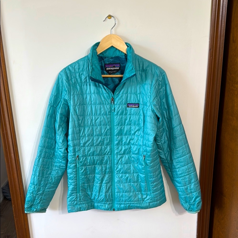 Patagonia Women's Turquoise Down Jacket